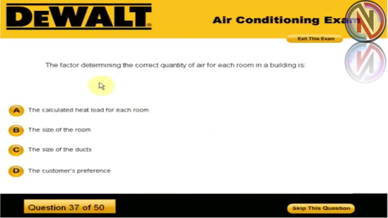 Dewalt Air Conditioning Exam | Part 1 | Prepare for ICE, RSES, NATE | HVAC Technician Certification