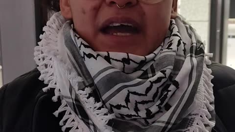 Mujeres en Nueva York apoyan la soberanía de Venezuela.