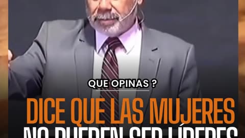 PASTOR DICE QUE LAS MUJERES NO PUEDEN SER LÍDERES EN LAS IGLESIAS.wtv news