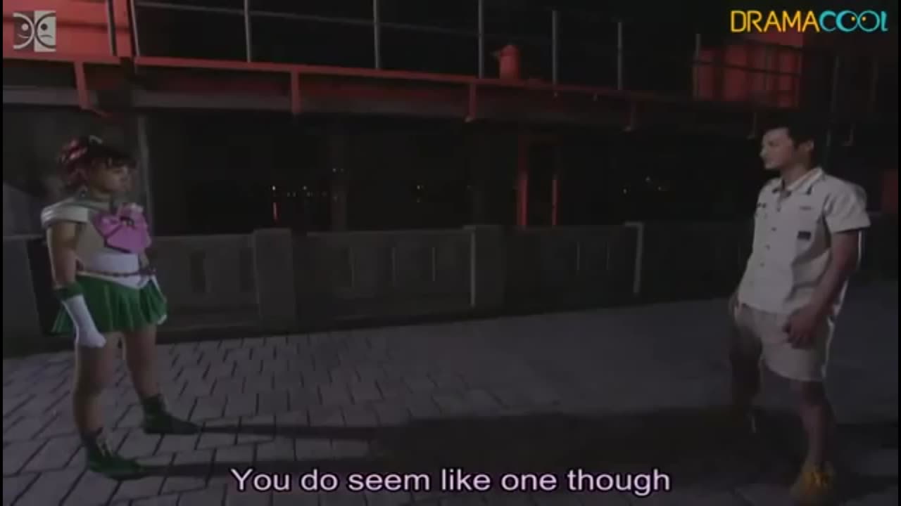Usagi & Mamoru sailor moon live action act 41 makoto transform into sailor jupiter infornt motoki