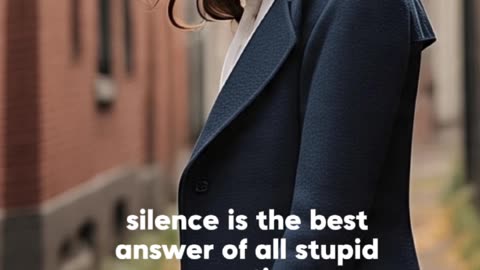 Silence is the best answer of all stupid question.....