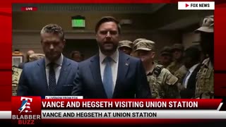 Vance And Hegseth Visiting Union Station
