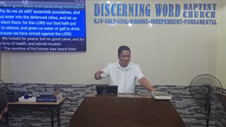 Is There No Balm in Gilead? (Hard it to Restore Backsliders) - Jeremiah 8 (Baptist Preaching - Ph)