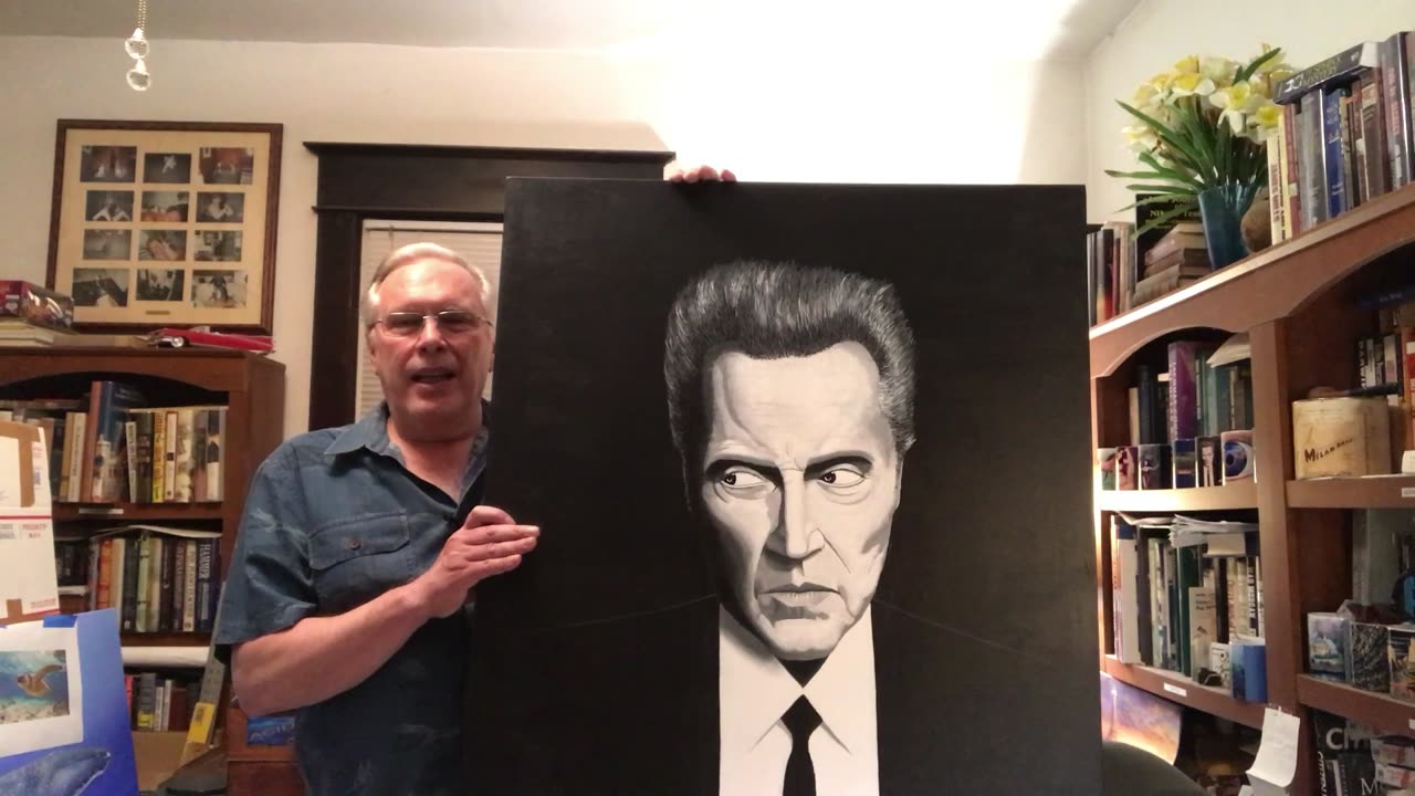 CHRISTOPHER WALKEN Painting Sold