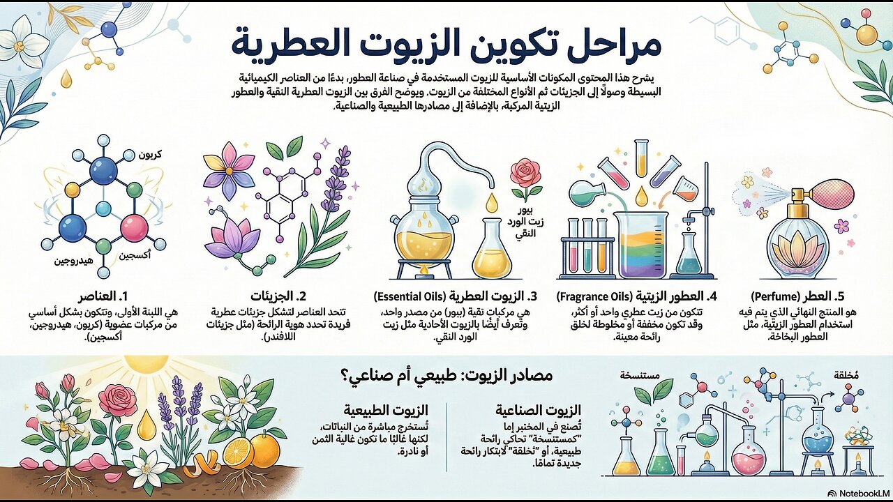 غموض الزيوت العطرية The mystery of essential oils