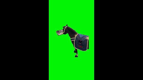Mini Therapy Horse Playing The Piano | Green Screen #horse #piano #therapy #meme #viral #trend #fyp