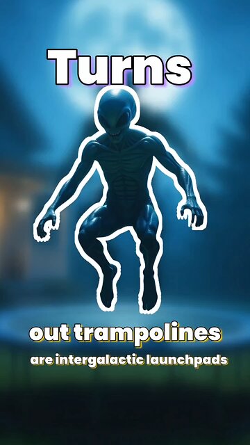 Turns out trampolines are intergalactic launchpads 🚀