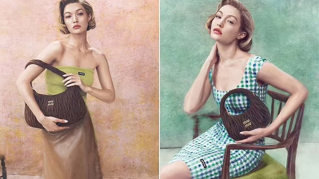 Gigi Hadid’s Iconic Miu Miu Shoot