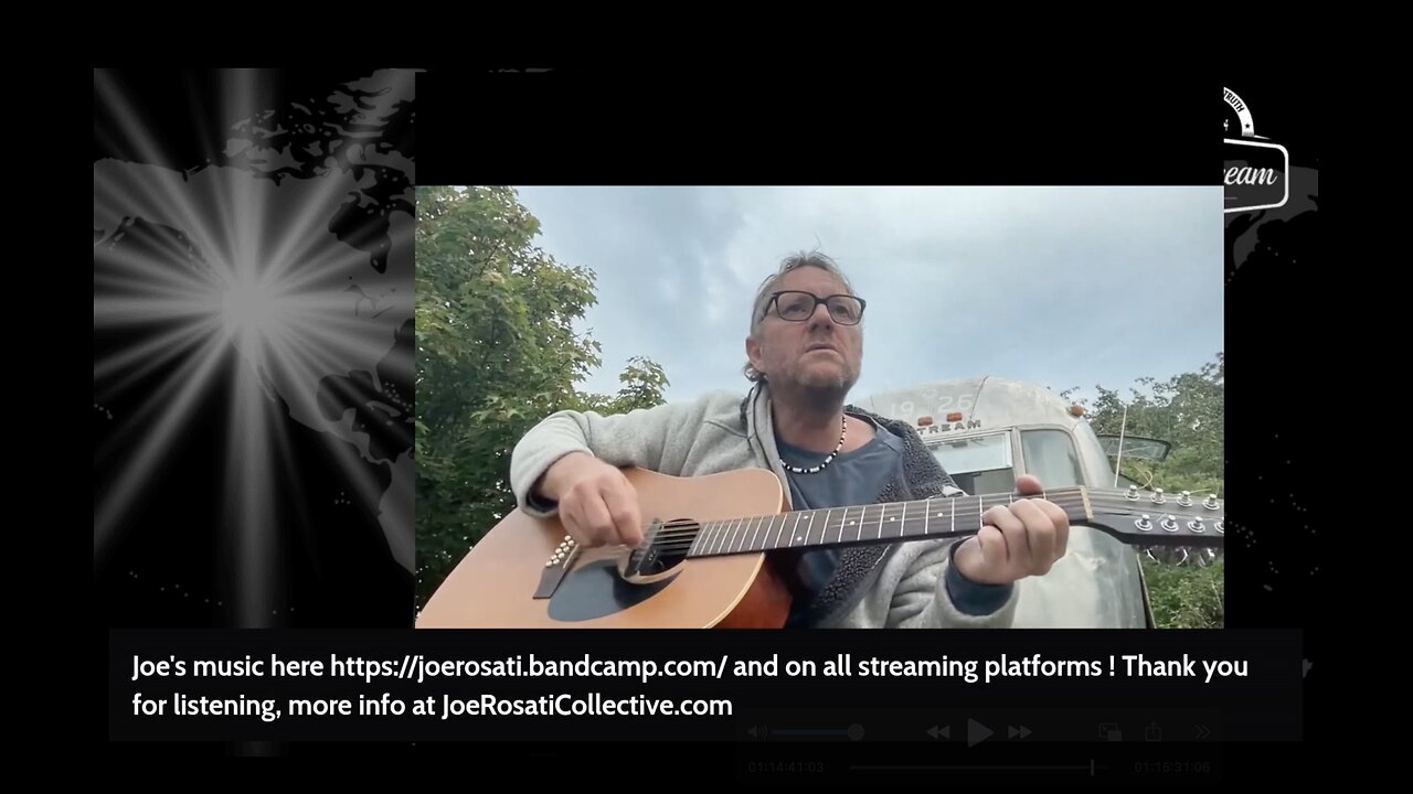 Joe's Acoustic set from the Airstream, To Unite, Weight of Your Soul and Freedom Now inspired by Lewis Herms run for Governer of California