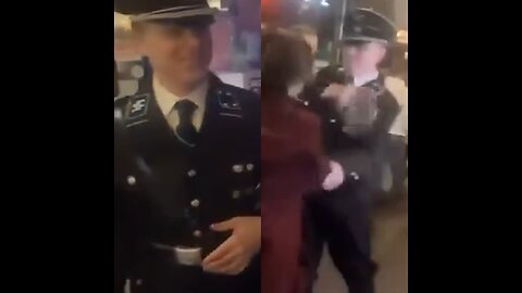 Se disfraza de soldado nazi por Halloween y pasa esto