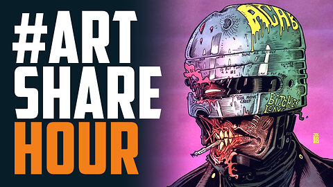 Art Share Hour Ep 71 - Sketches, Inks, Comic Pages, Covers & Characters!
