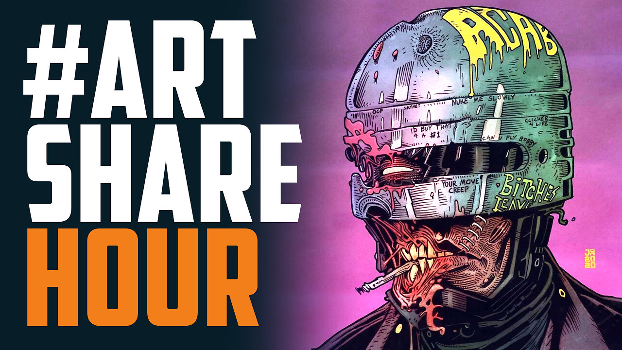 Art Share Hour Ep 71 - Sketches, Inks, Comic Pages, Covers & Characters!