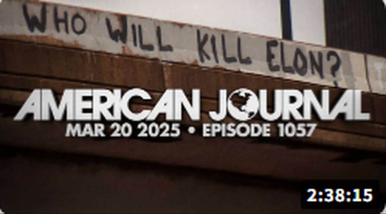 The American Journal: FBI Deputy Director Bongino Announces Investigations Into Democrat Swatting & Tesla Terror Spree - FULL SHOW - 03.20.2025
