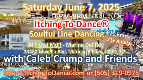 Itching To Dance Caleb Crump Promo - June 7, 2025 at Hotel MdR