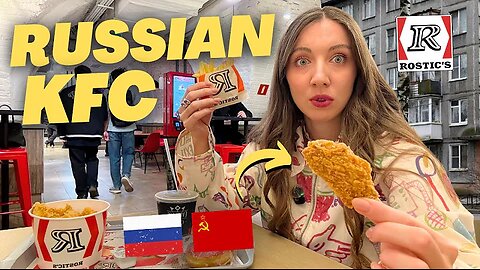 Trying NEW RUSSIAN KFC 🇷🇺 Communist fried chicken is real? | Russia Vlog