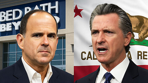 Bed Bath & Beyond Snubs California | Newsom Fires Back with Snarky Response