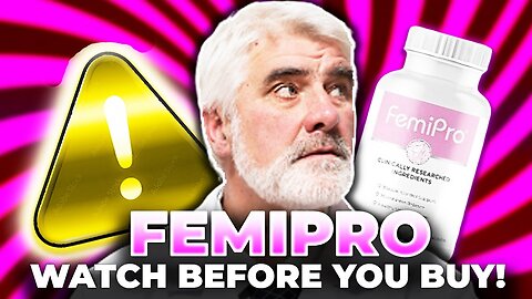 FEMIPRO ✅(MUST WATCH!)✅ FEMIPRO REVIEW - FEMIPRO HONEST REVIEW - FEMIPRO REVIEWS