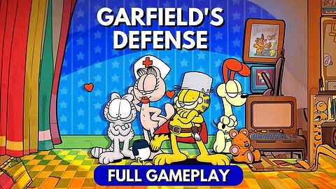Garfield's Defense - Full Gameplay Walkthrough | All Levels | No Commentary (iOS, Android)