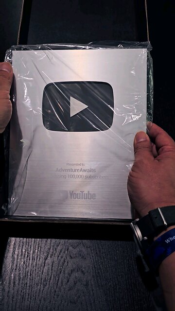 YouTube Silver Play Button || ASMR || Unboxing