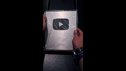 YouTube Silver Play Button || ASMR || Unboxing