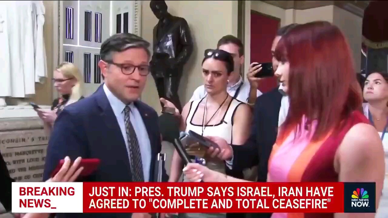 US House Speaker Johnson: “It’s really a big sigh of relief here on Capitol Hill.