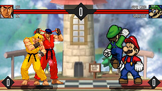 MUGEN - Burn's Ryu & Ken vs. Super Mario & Super Luigi - Download