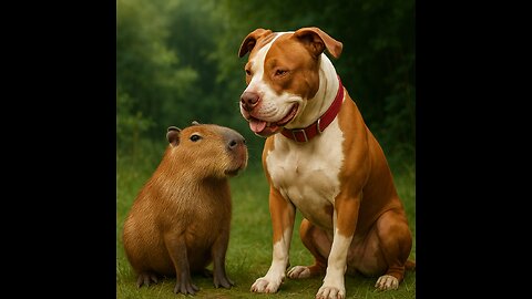 Deeno and the Capybara-Unlikely Friends