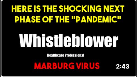 "Next Global Pandemic: The Arrival of Marburg Virus"