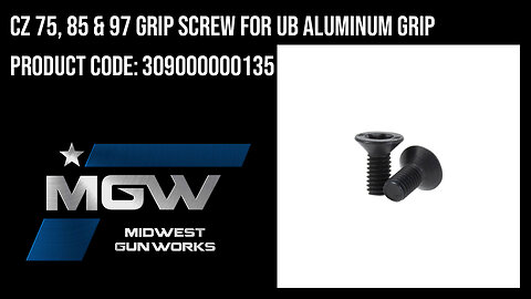 CZ 75, 85 & 97 Grip Screw for UB Aluminum Grip - 309000000135