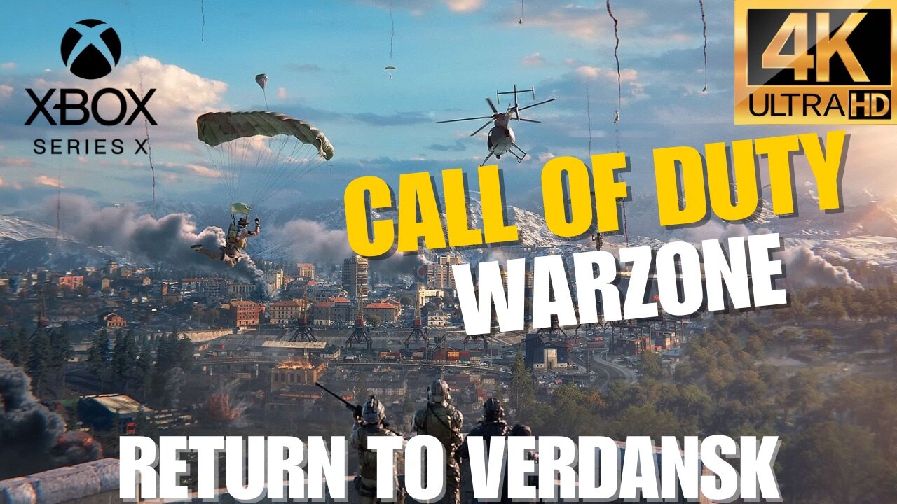 Call of Duty Warzone Verdansk Gameplay Xbox Series X 4k 120Hz ( No Commentary ) 2025