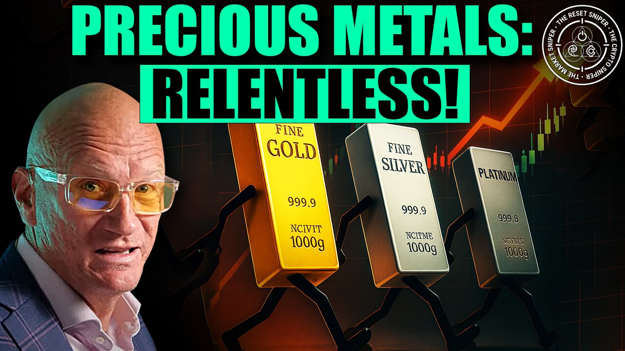 Gold, Silver & Platinum march relentlessly up, as some leveraged profits taken on Target performance