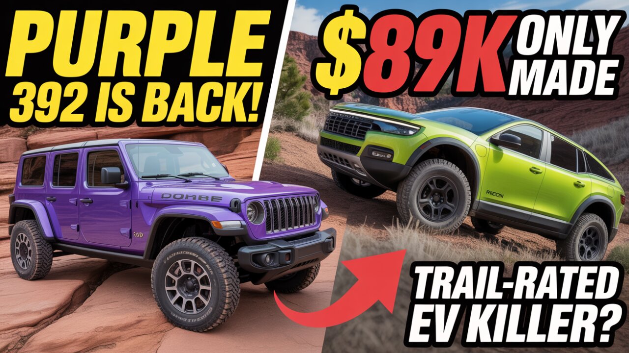 Jeep’s 12-for-12 Operation Airdrop Revealed + $81K Purple 392 & Electric Wrangler Killer