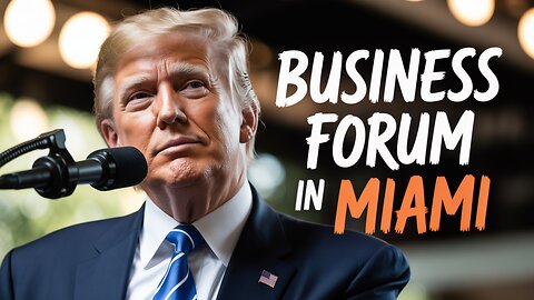 Trump Takes the Stage at America’s LARGEST Business Forum in Miami! #fyp #foryou #foryoupage #trending #viral