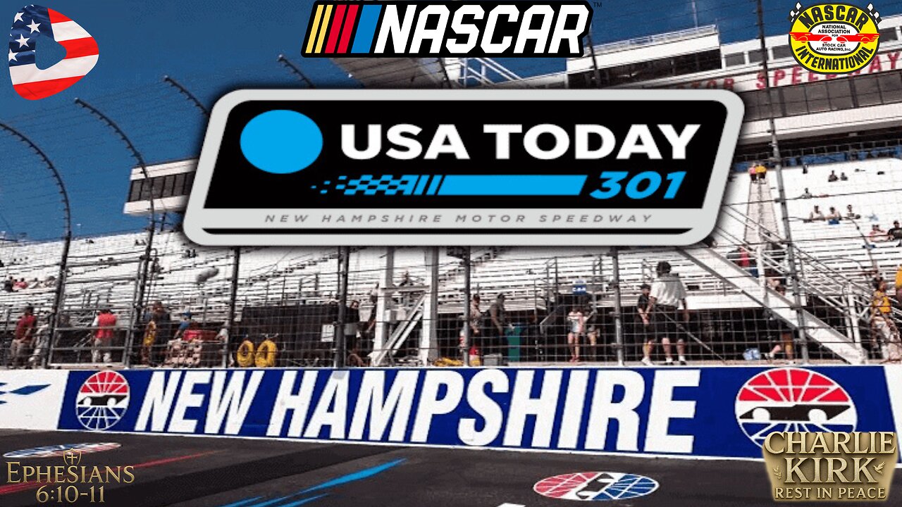🏁⚡NASCAR USA TODAY 301: LIVE WATCH/ REACTIONS WITH ME!!! REST IN PEACE CHARLIE!! WE LOVE YOU!!!!