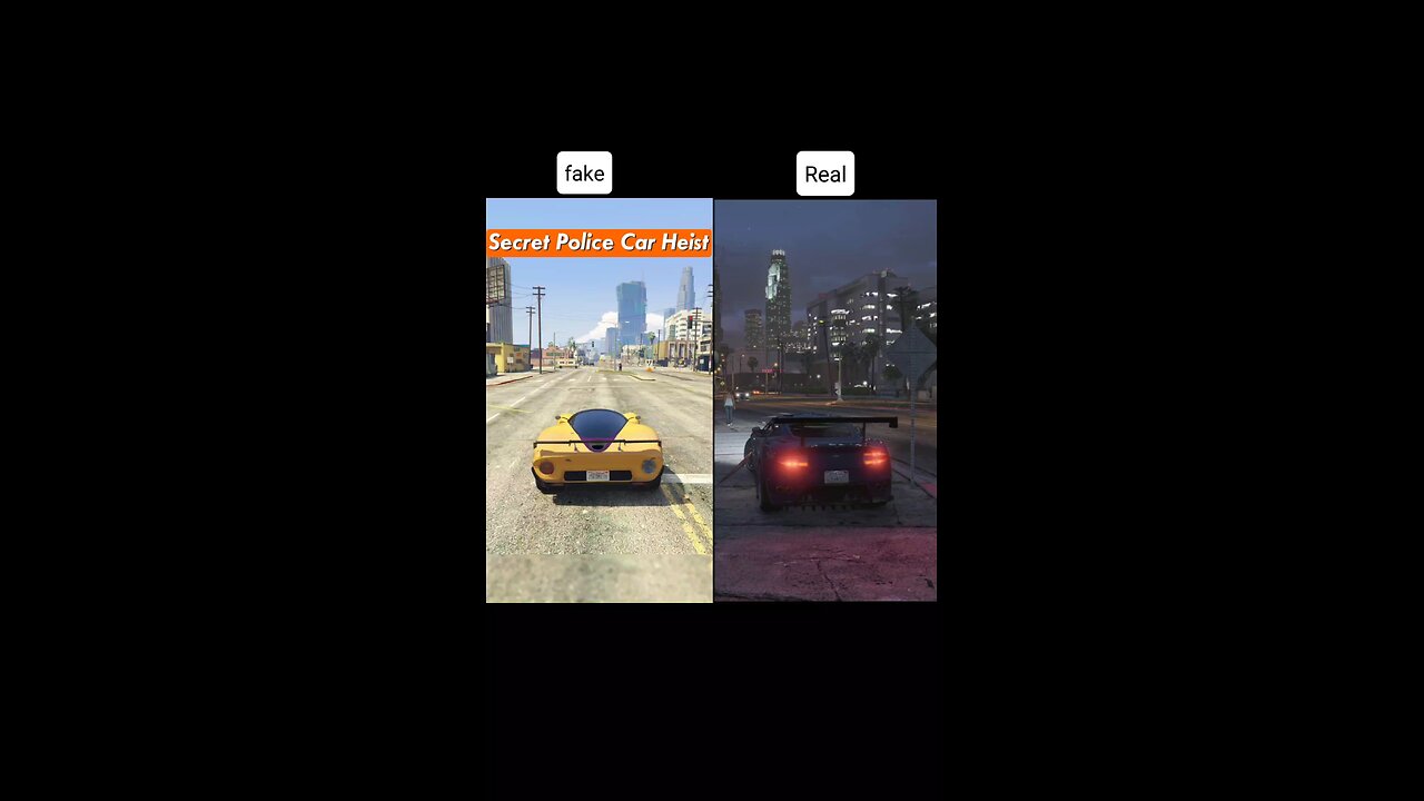 a Real vs fake location