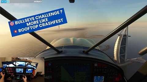 Bullseye Challenge FAILS Compilation 🧨 | MSFS 2020 Dubai Rooftop Landings Gone Wrong
