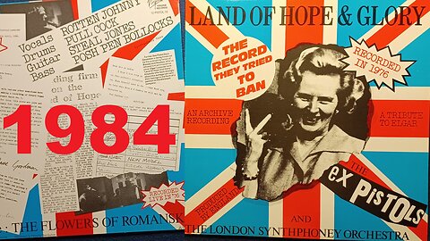 THE ex Pistols, THE LONDON SYNTHPHONEY ORCHESTRA, LAND OF HOPE & GLORY/THE FLOWERS OF ROMANSK, 1984