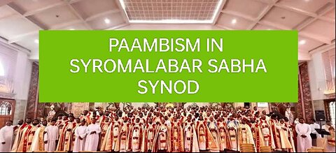 PAAMBISM IN SYROMALABAR SABHA SYNOD? വിലക്കപ്പെട്ട ജനാഭിമുഖ കനി ഭക്ഷിച്ച് അവർ നഗ്നരായി #truth