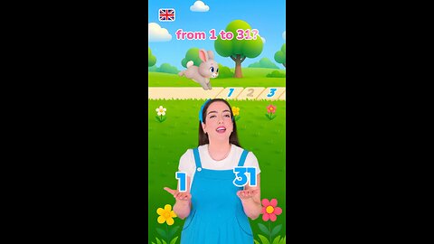 Let’s count by twos from 1 to 31 in English #kids #learning #numbers #odd #skipcounting #maths
