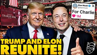 REUNITED: Trump And Elon Make Peace at POWERFUL Charlie Kirk Memorial | 'Elon Told Me…’