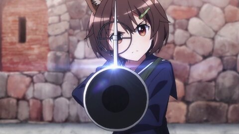 Brave Witches - Edytha training Hikari