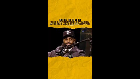 @bigsean The difference between wishing and manifesting