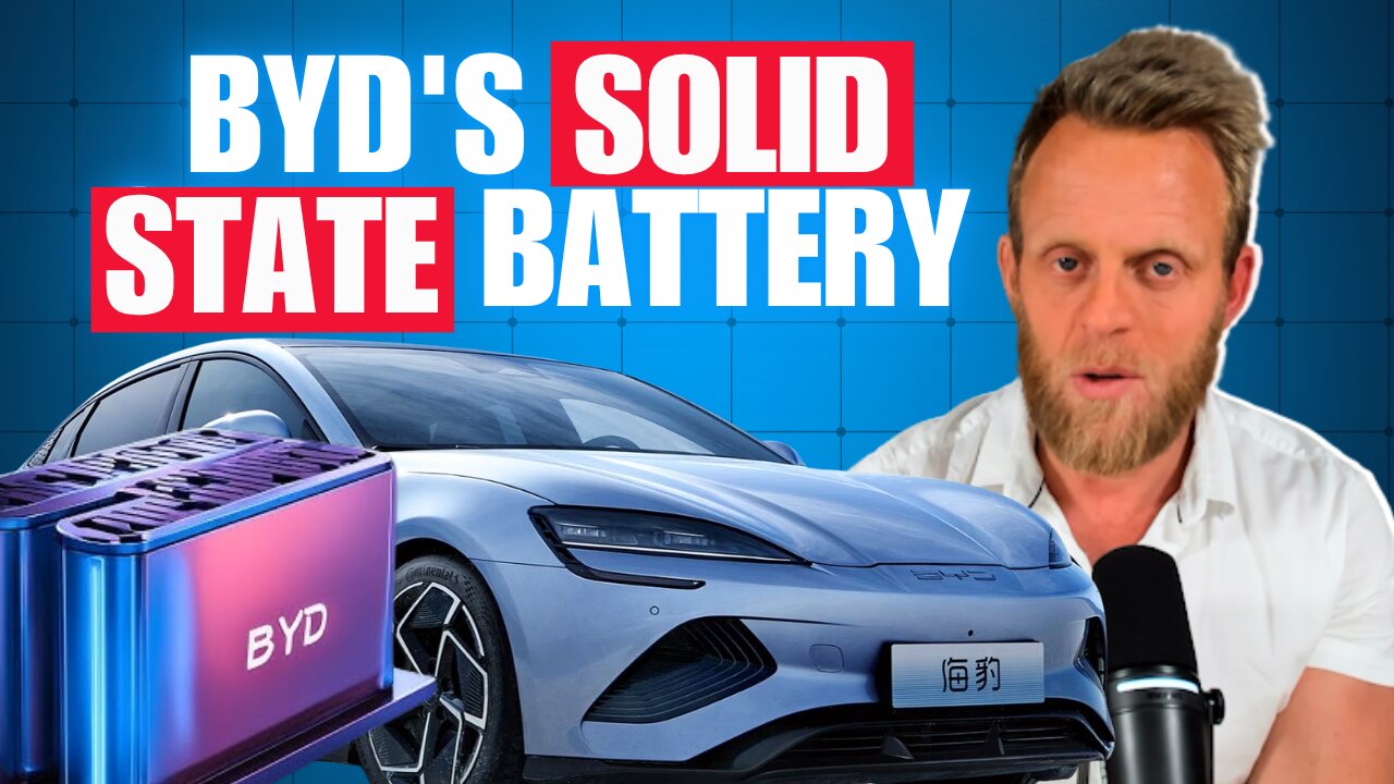 BYD's SOLID STATE battery REVEALED - 900 mile RANGE!