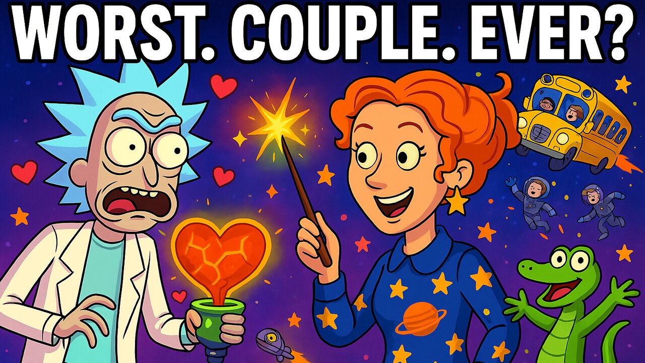 What If Rick Sanchez Dated Ms. Frizzle? | The Most Chaotic Cartoon Couple Ever
