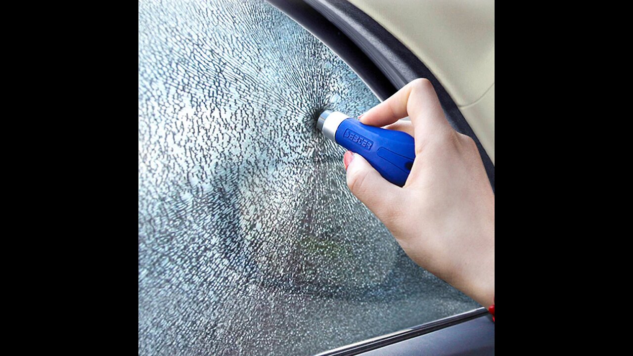 Car Escape Tool Window Breaker + Seatbelt Cutter, Works Underwater