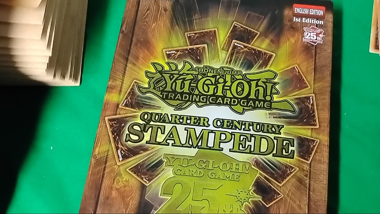 Yu-Gi-Oh! Mini Box Quarter Century Stampede opening