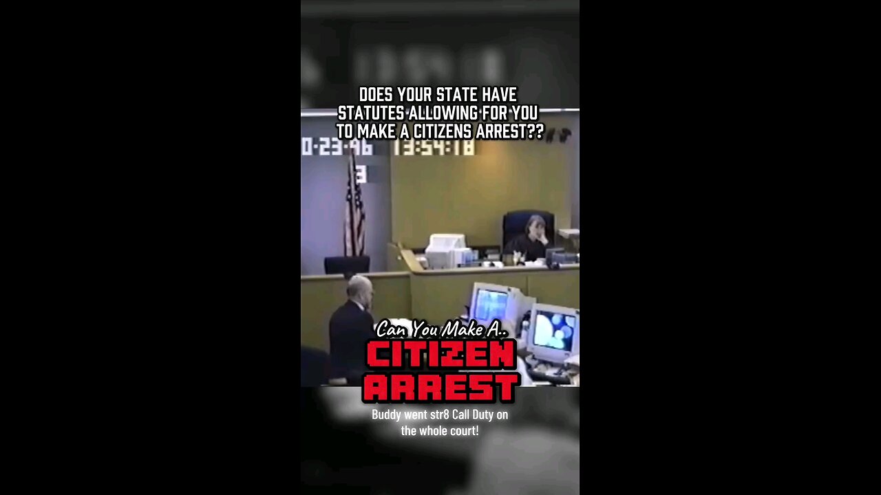 Does your state have statutes allowing for you to make citizens arrests