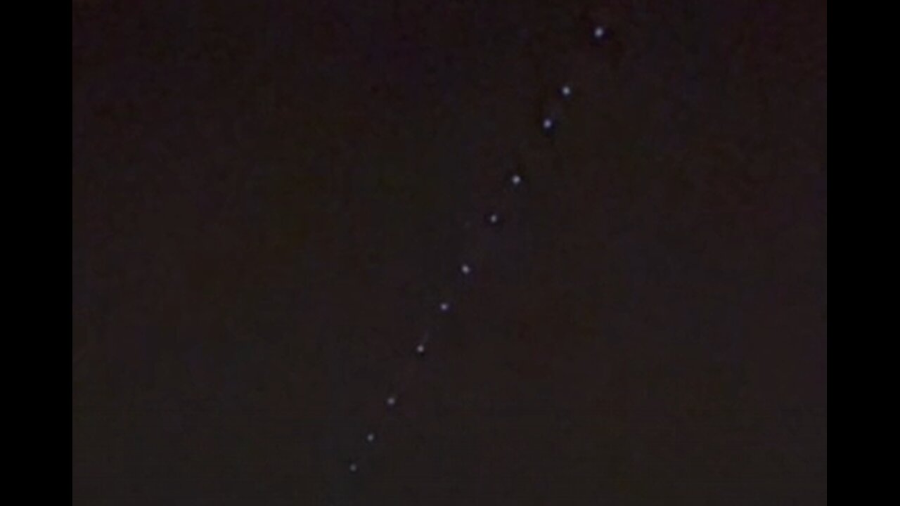 Mystery Line of Lights in the Skies 4-25