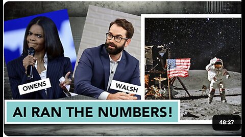 AI ~Matt Walsh vs Candace Owens: Who's Right About the Moon Landing?