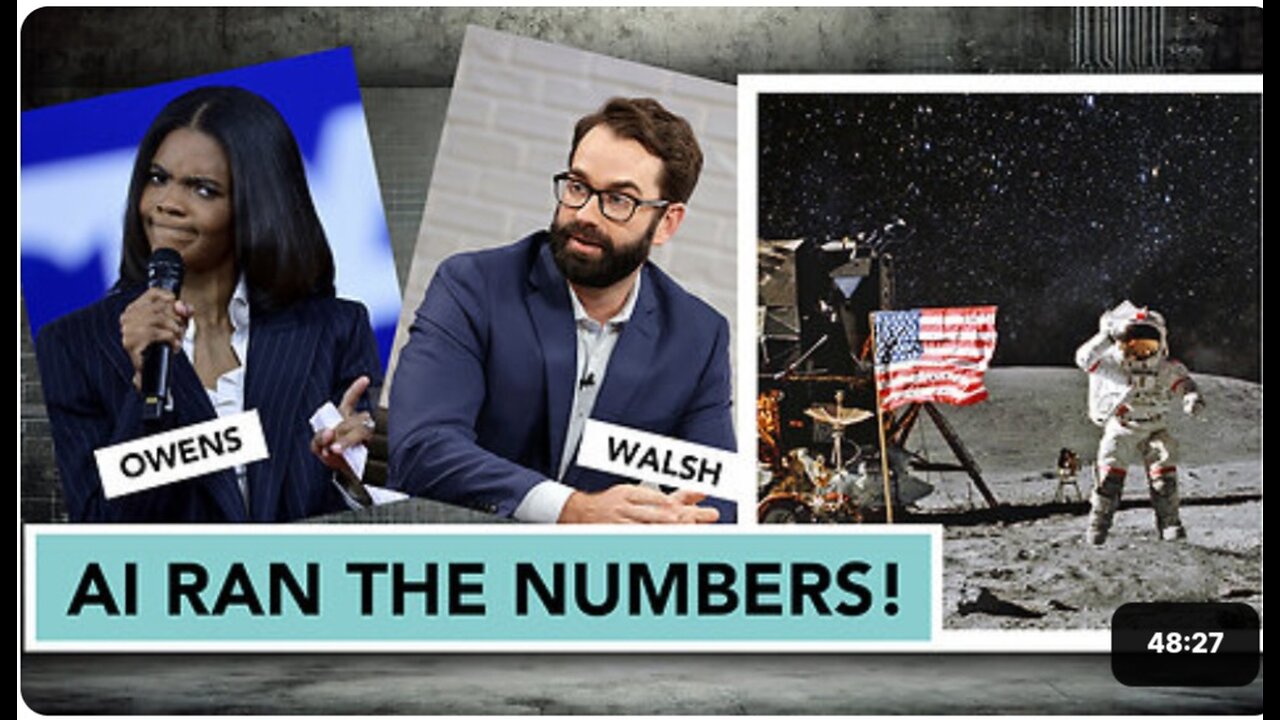 AI ~Matt Walsh vs Candace Owens: Who's Right About the Moon Landing?
